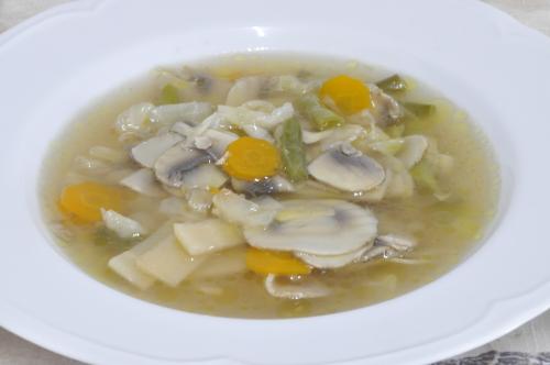 Čínská zeleninová polévka – Snadné recept z Čína kuchyně, hotový za 30 - 45 minut